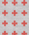 Swiss Linen Wallpaper, Red
