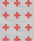 Swiss Linen Wallpaper, Red
