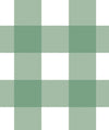 Mel’s Buffalo Check Wallpaper, Green