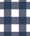 Mel’s Buffalo Check Wallpaper, Navy
