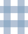 Mel’s Buffalo Check Wallpaper, Pale Blue