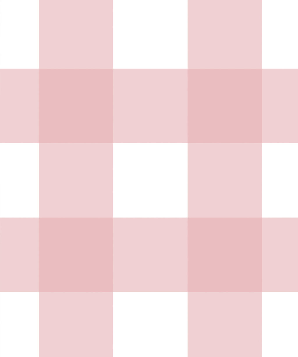 Mel’s Buffalo Check Wallpaper, Pink