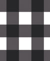 Mel’s Buffalo Check Wallpaper, Charcoal