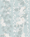 5 Monkeys Wallpaper, Soft Blue