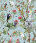 Australia Wallpaper, Powder Blue