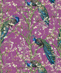 Almond Blossom Wallpaper, Eggplant