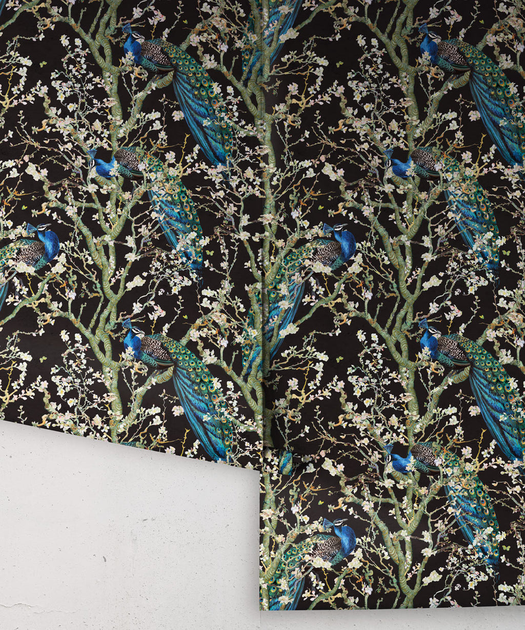 Almond Blossom Wallpaper, Night