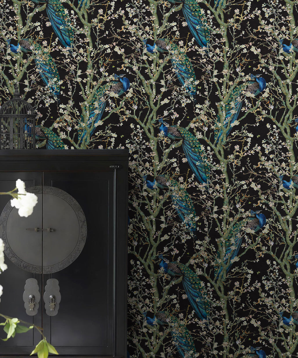 Almond Blossom Wallpaper, Night
