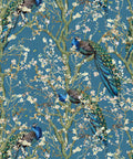 Almond Blossom Wallpaper, Royal Blue