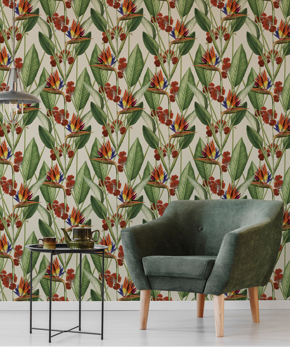 Strelitzia Wallpaper, Canvas
