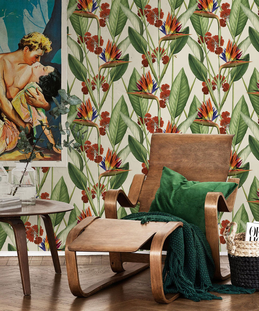Strelitzia Wallpaper, Canvas