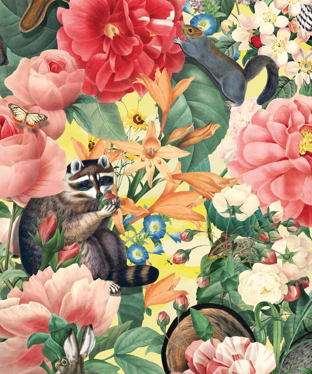 Bush Bouquet Spring Wallpaper, Lemon