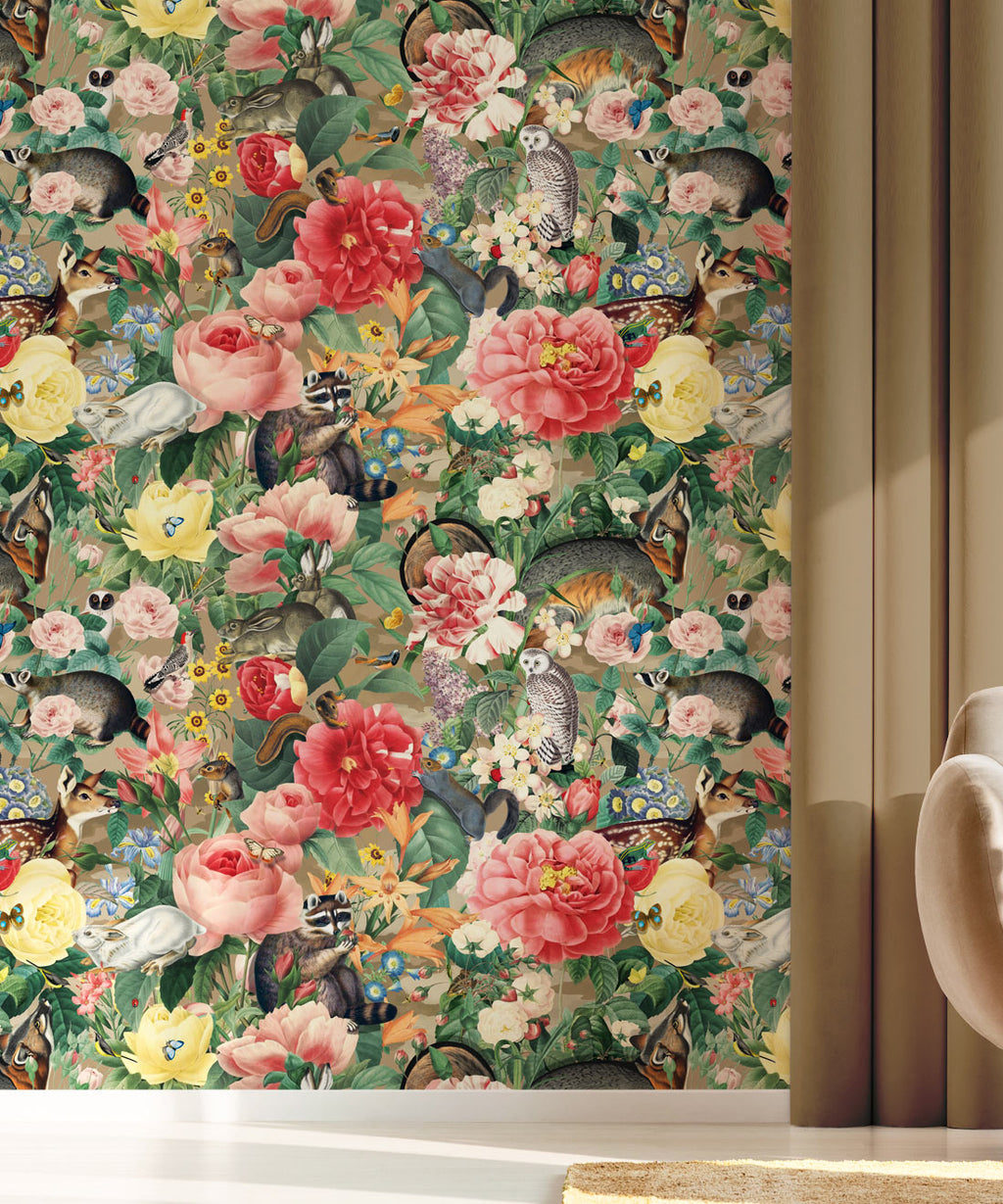 Bush Bouquet Spring Wallpaper, Oak