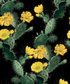 Cactus Wallpaper, Yellow Night