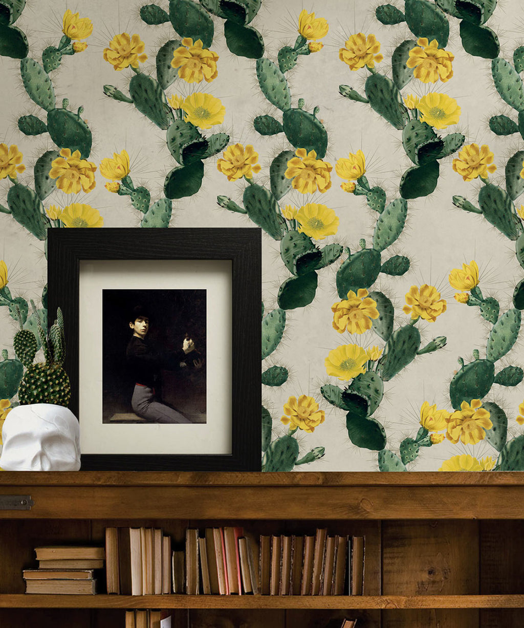 Cactus Wallpaper, Yellow Day