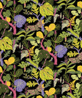 Caterpillar Wallpaper, Black