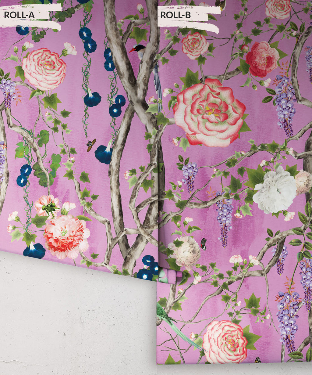 Empress Wallpaper, Plum