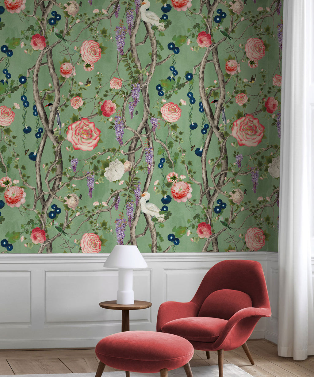 Empress Wallpaper, Tea Garden