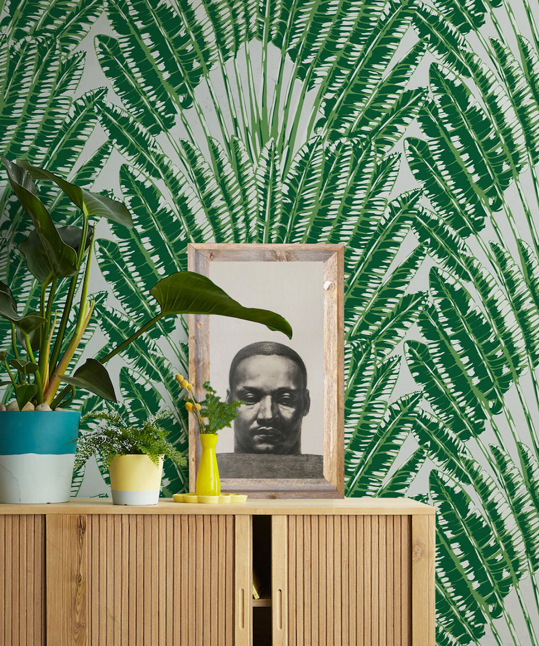 Feather Palm Wallpaper, Aloha