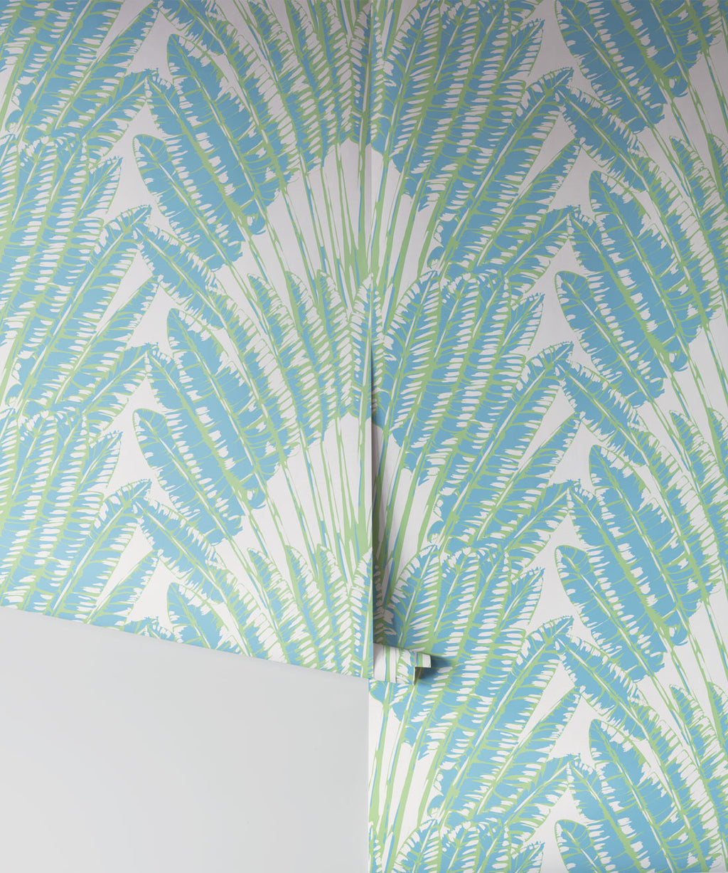 Feather Palm Wallpaper, Seabreeze