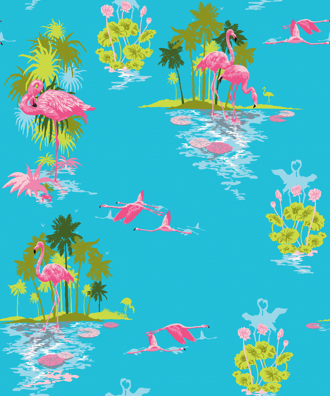 Flamingo Wallpaper, Day