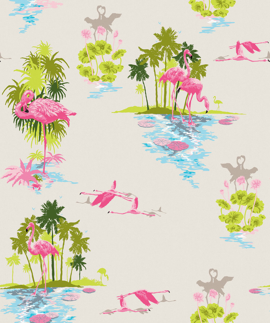 Flamingo Wallpaper, Dusk