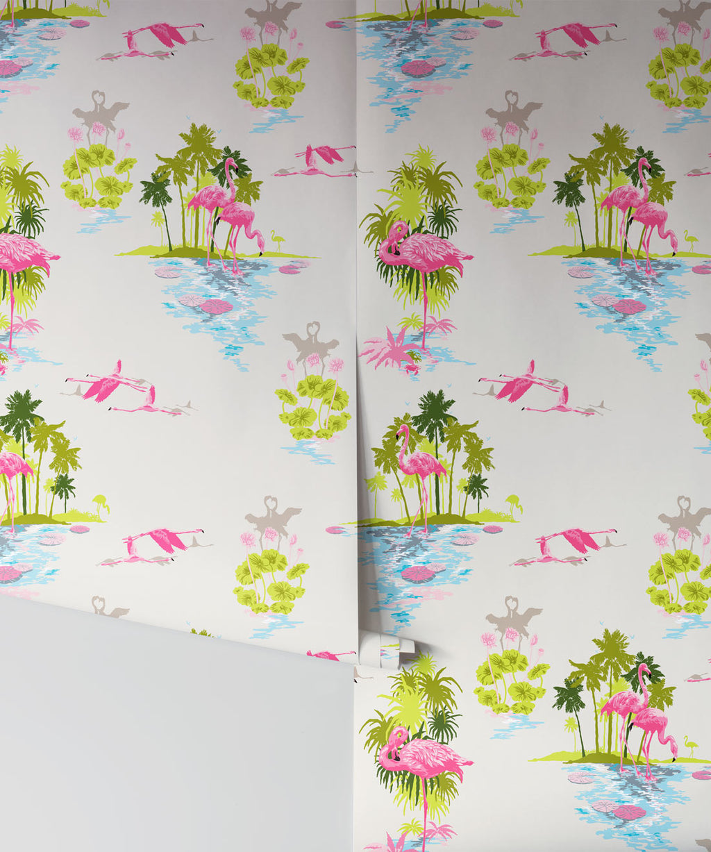 Flamingo Wallpaper, Dusk