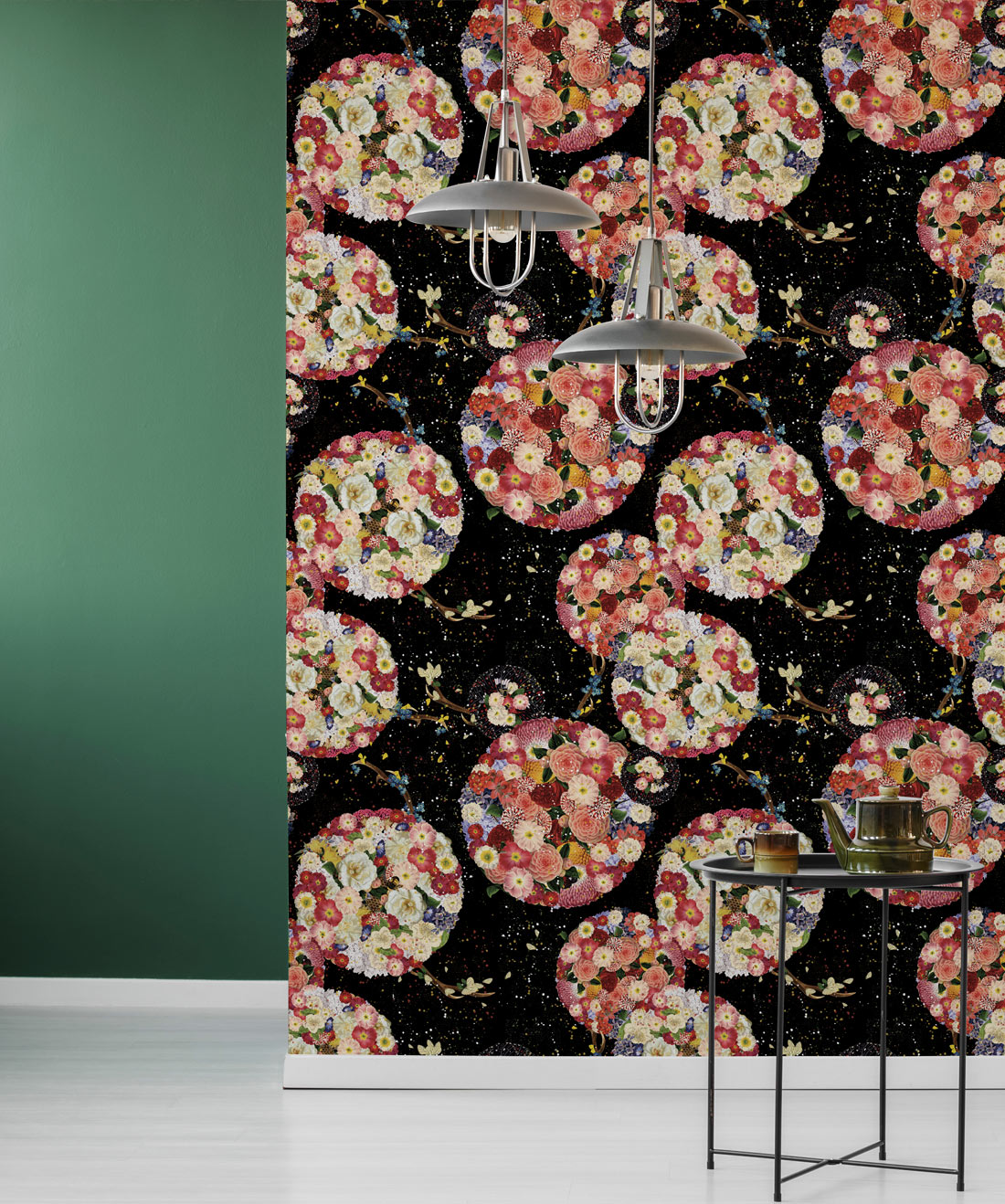Flower Bomb Wallpaper, Night