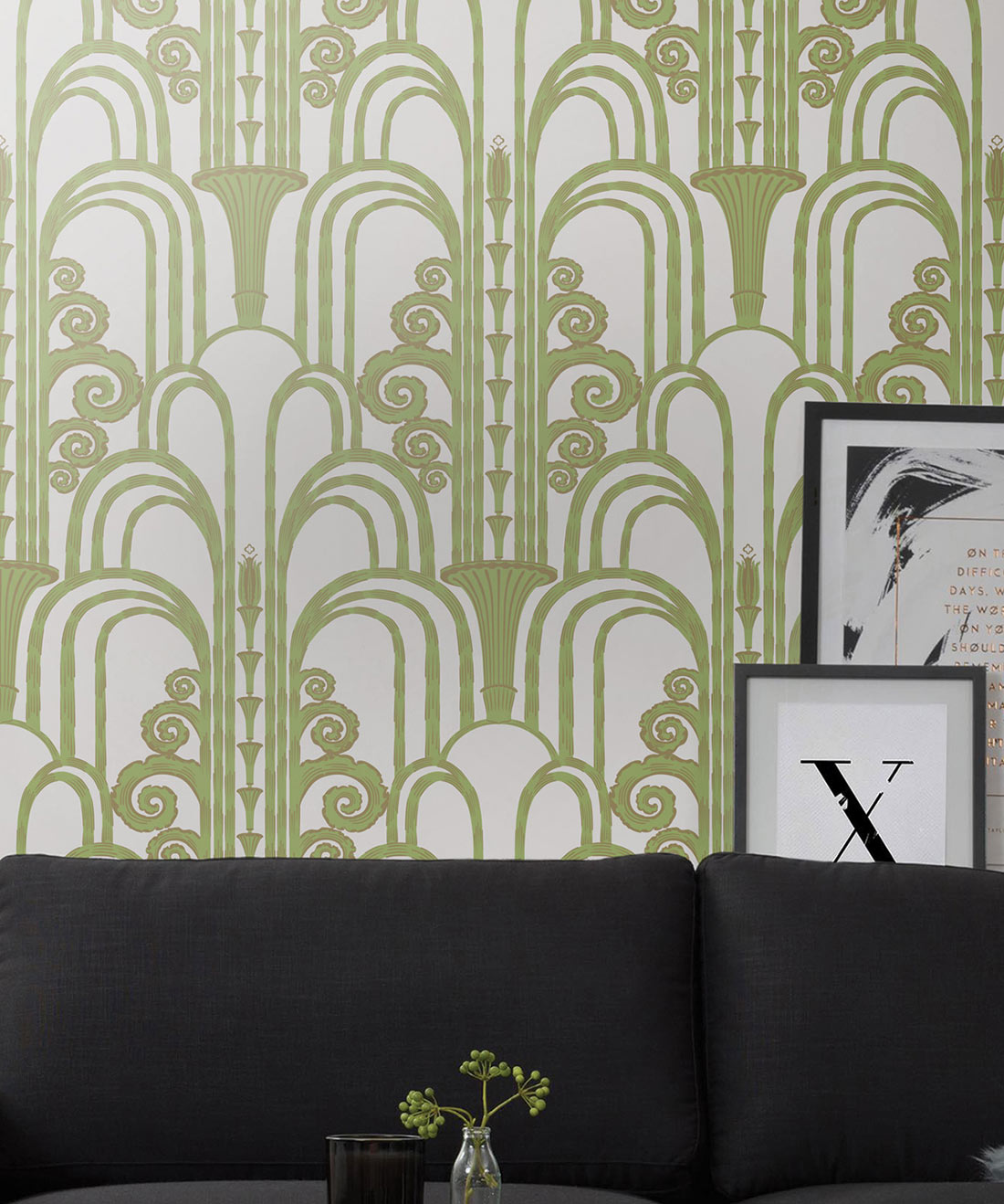 La Fontaine Wallpaper, Greenery