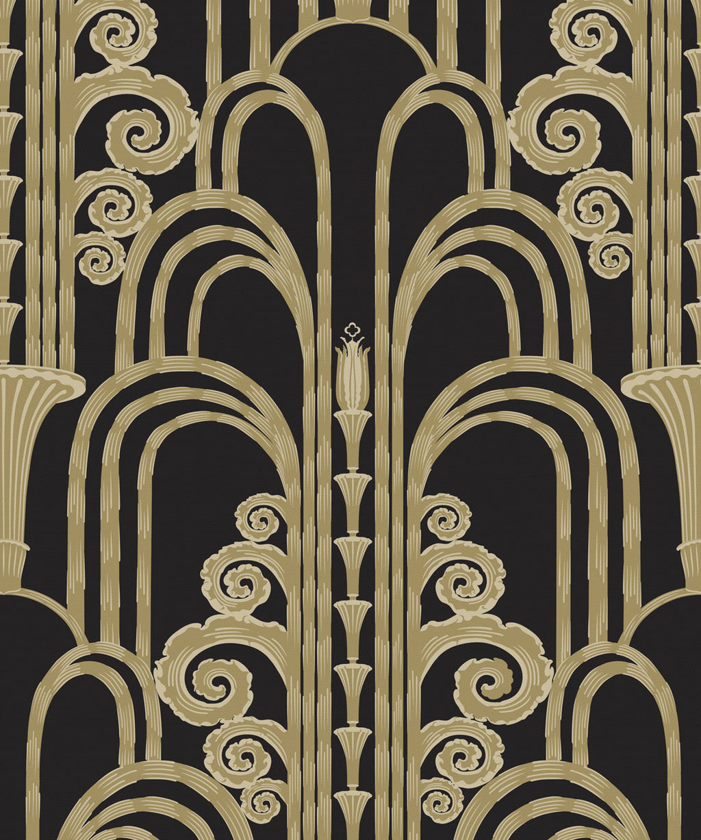 La Fontaine Wallpaper, Noir