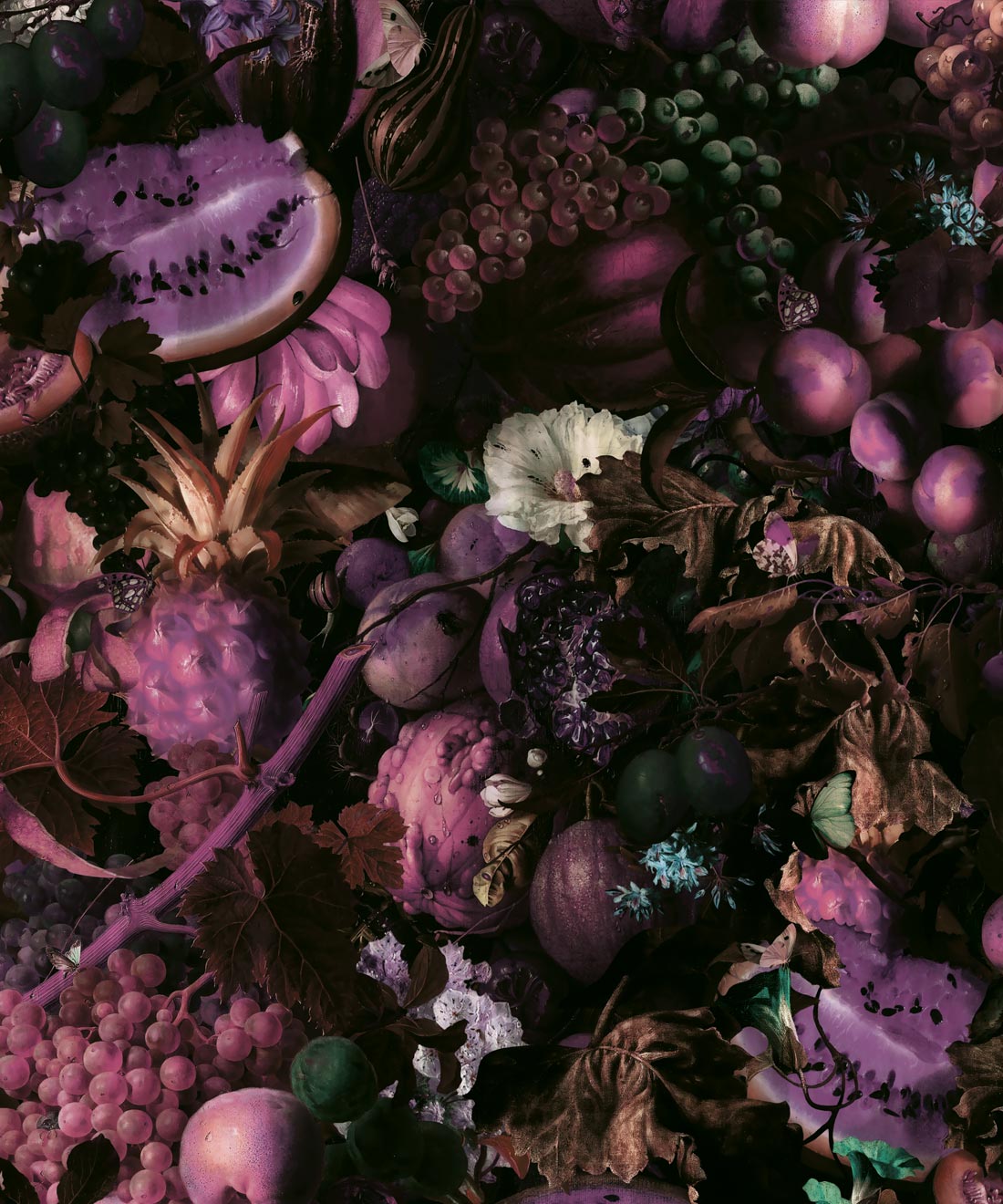 Fruitta Wallpaper, Violet