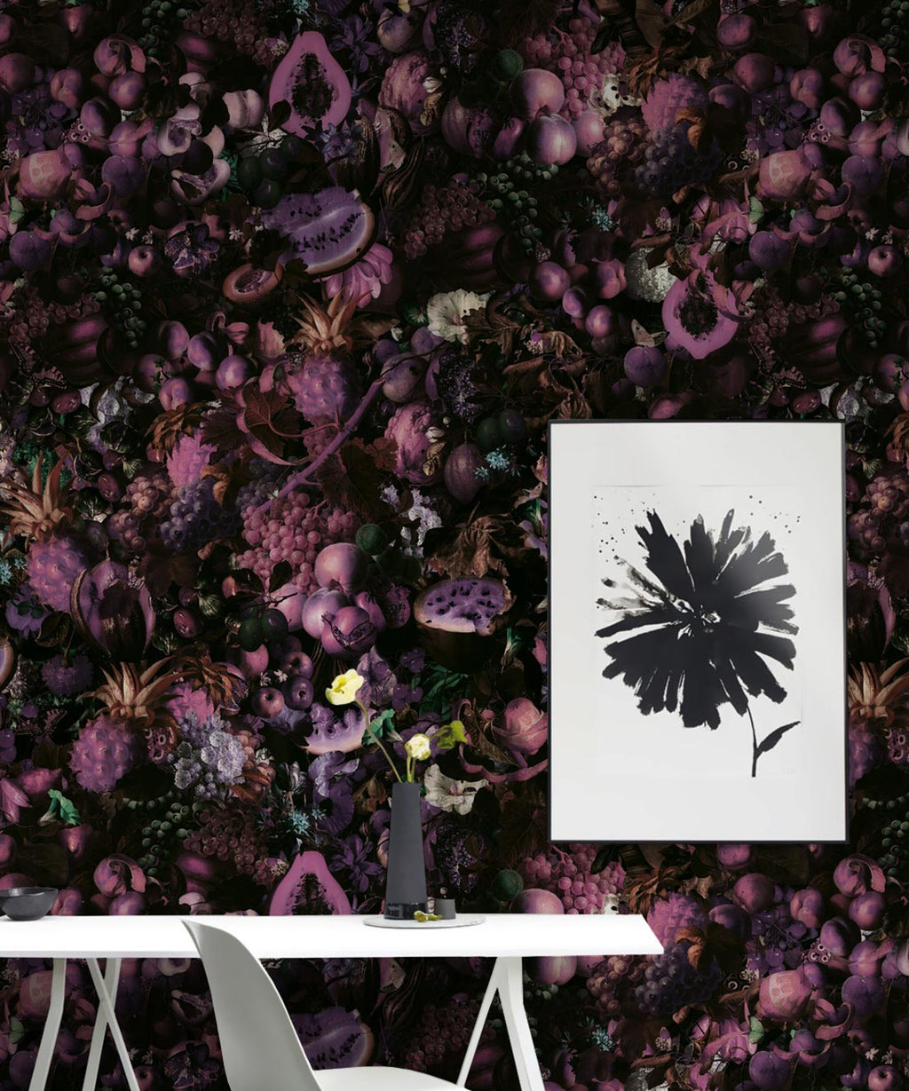 Fruitta Wallpaper, Violet