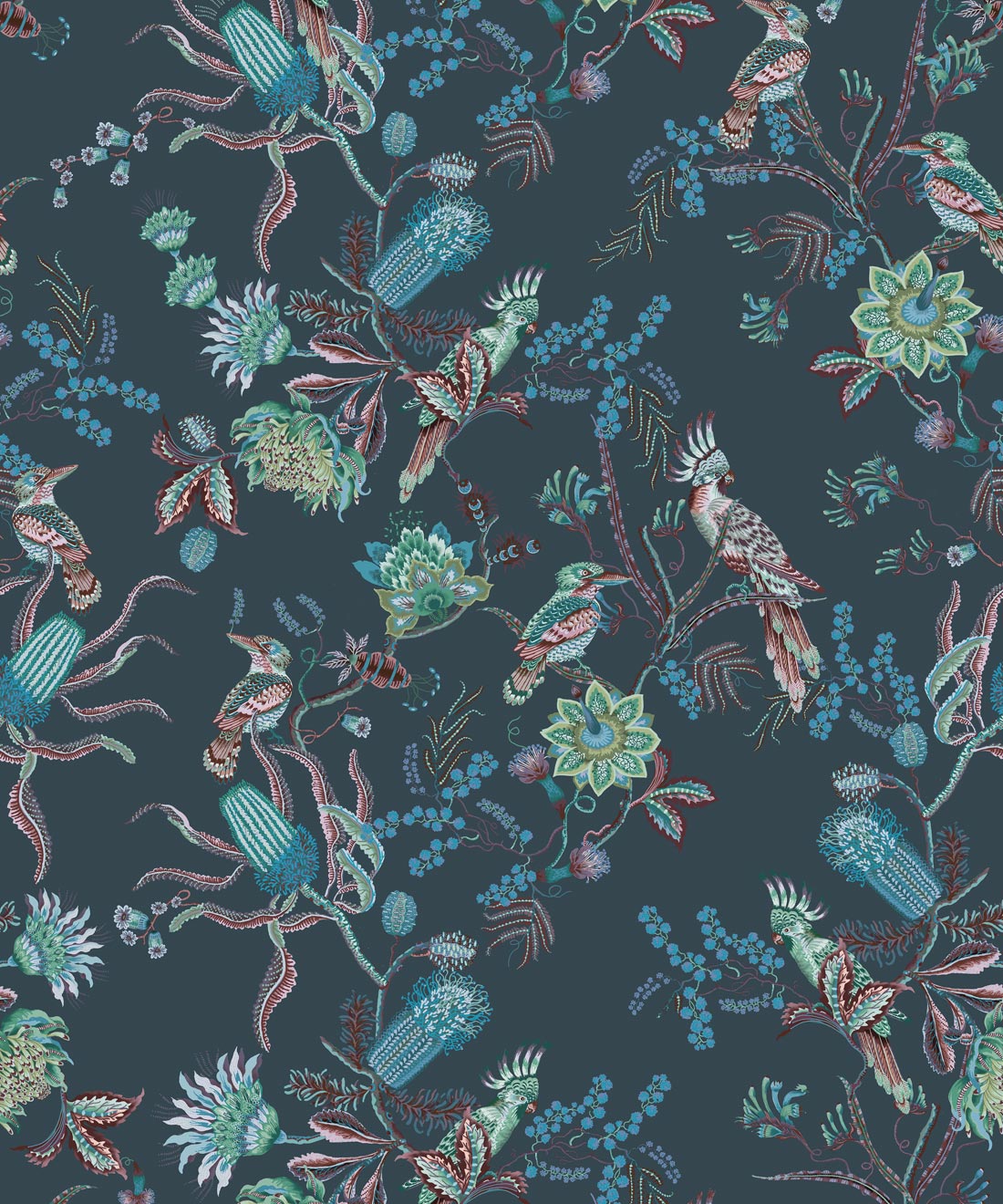 Matilda Wallpaper, Deep Blue