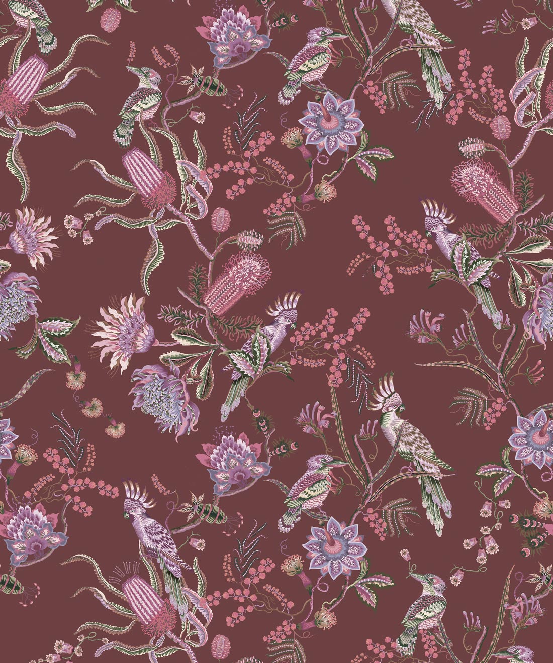 Matilda Wallpaper, Plum