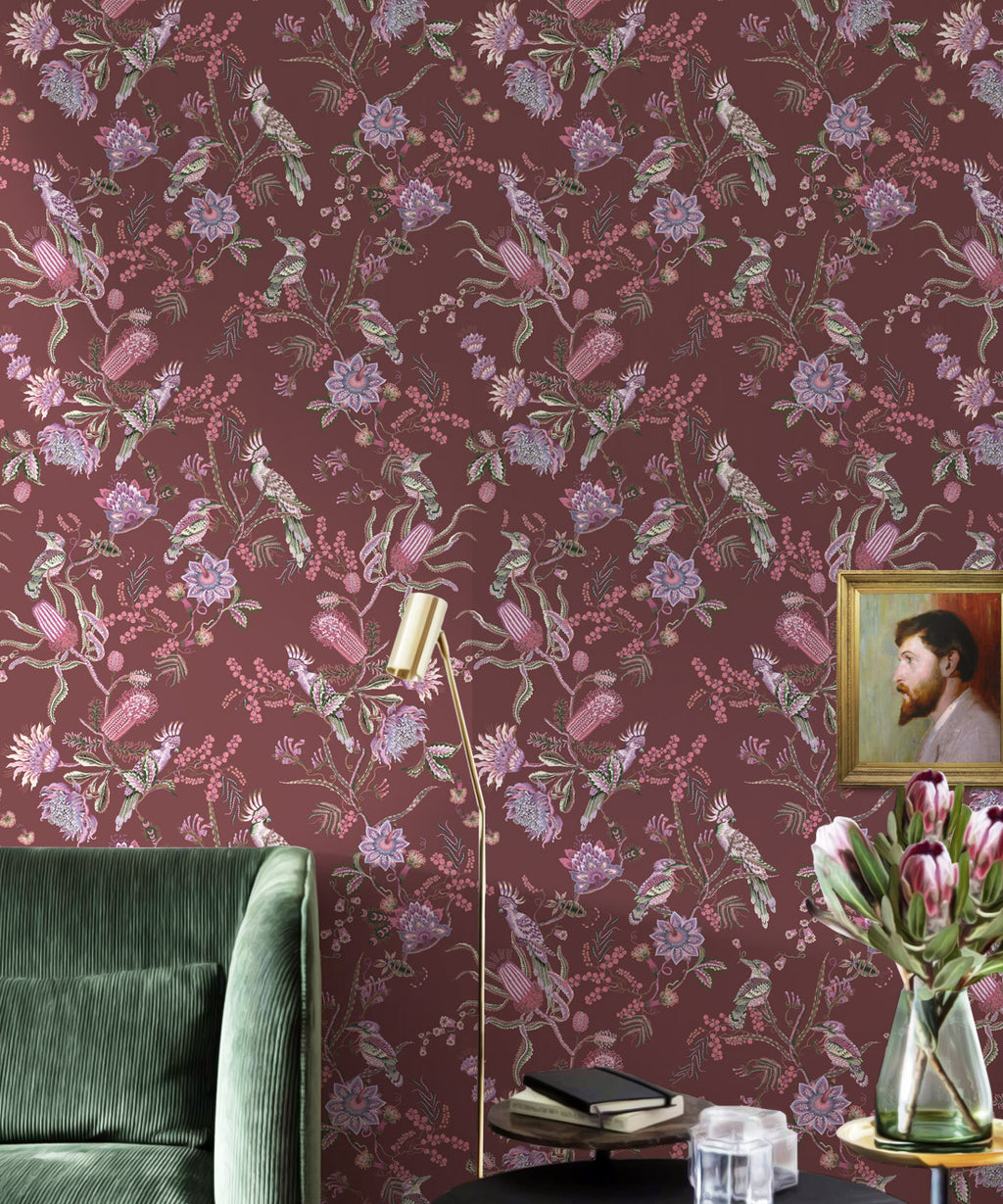 Matilda Wallpaper, Plum