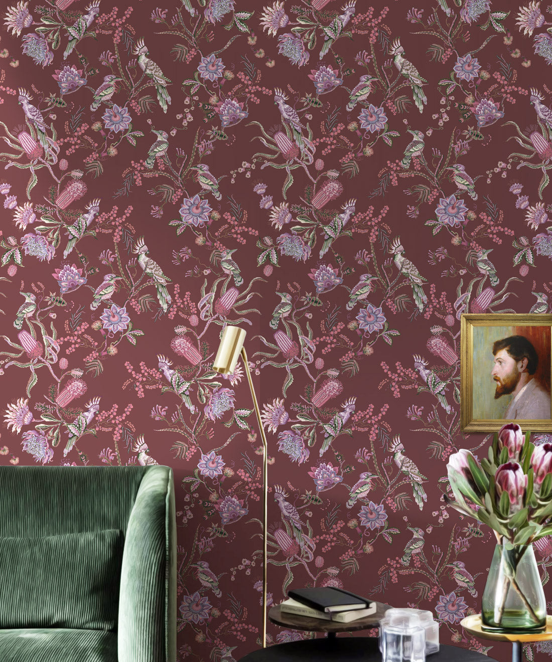 Matilda Wallpaper, Plum
