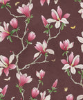 Magnolia Wallpaper, Plum