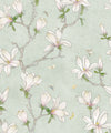 Magnolia Wallpaper, White