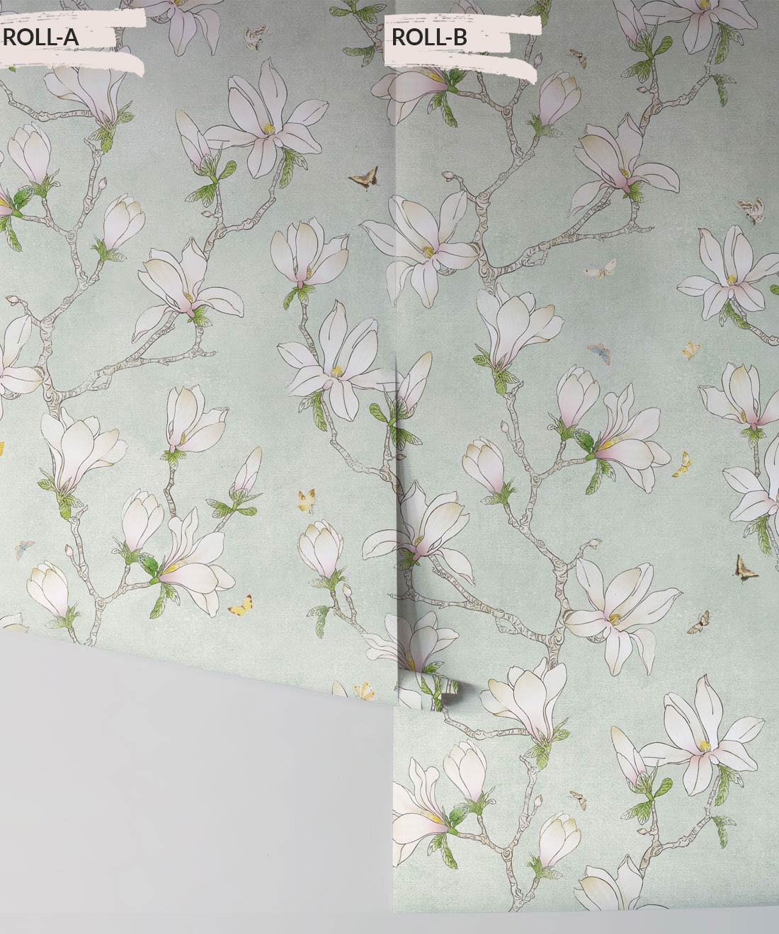 Magnolia Wallpaper, White