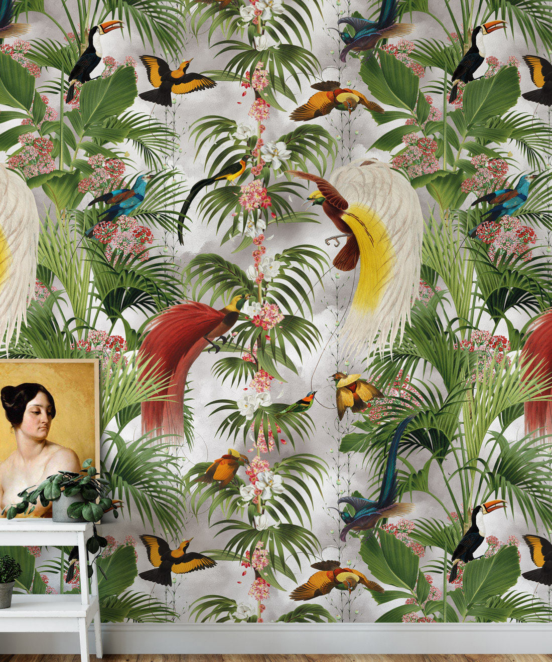 Paradiso Wallpaper, Silver