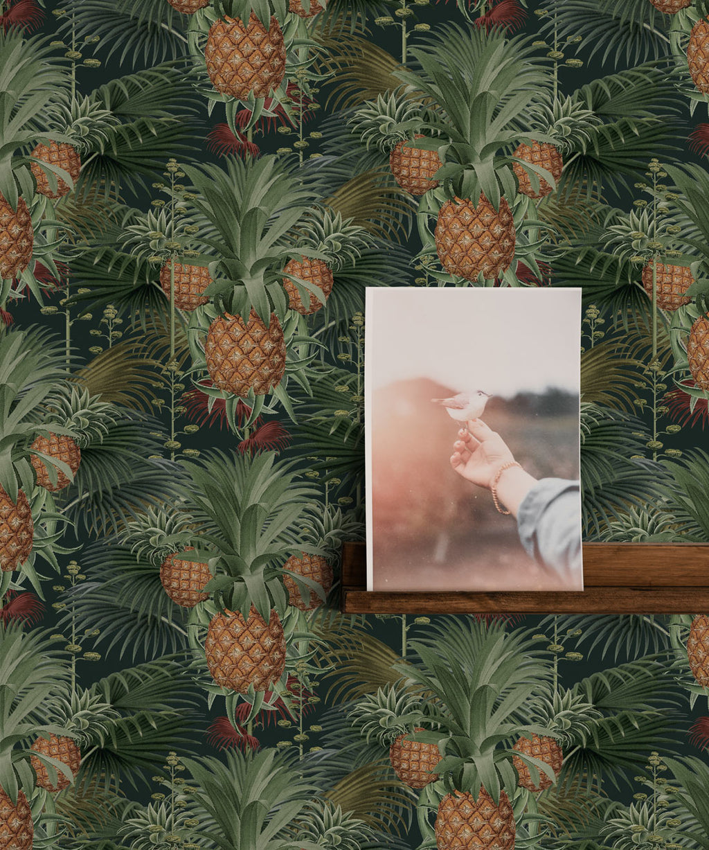 Pineapple Harvest Wallpaper, Night