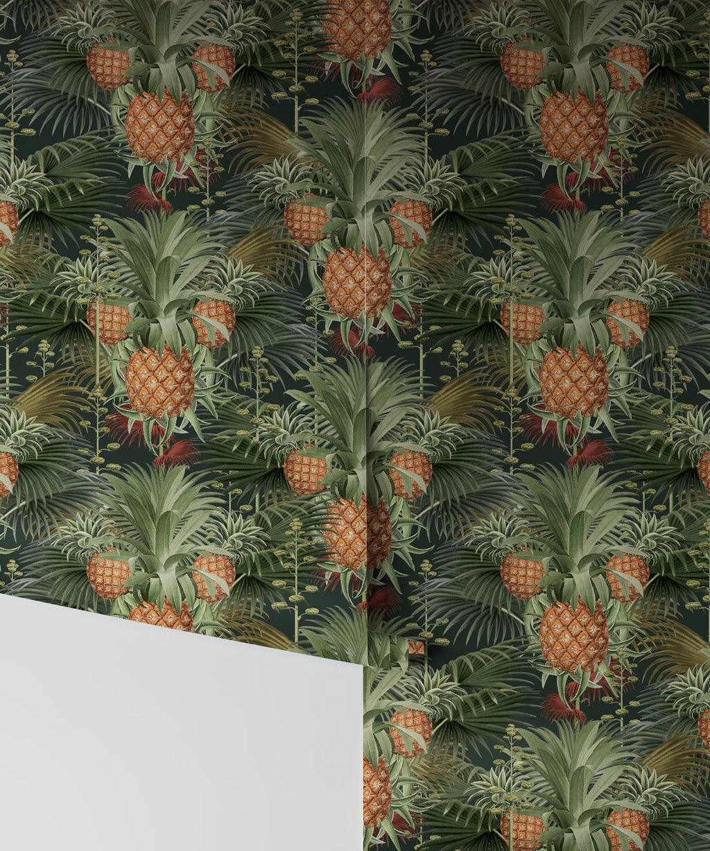 Pineapple Harvest Wallpaper, Night