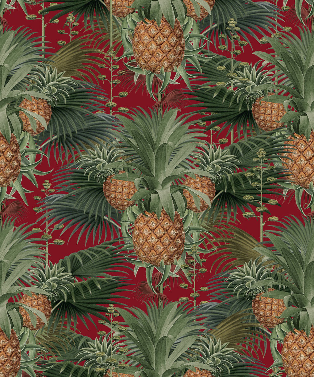 Pineapple Harvest Wallpaper, Red Tide