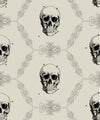Skull & Bee Wallpaper, Bone