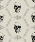 Skull & Bee Wallpaper, Bone