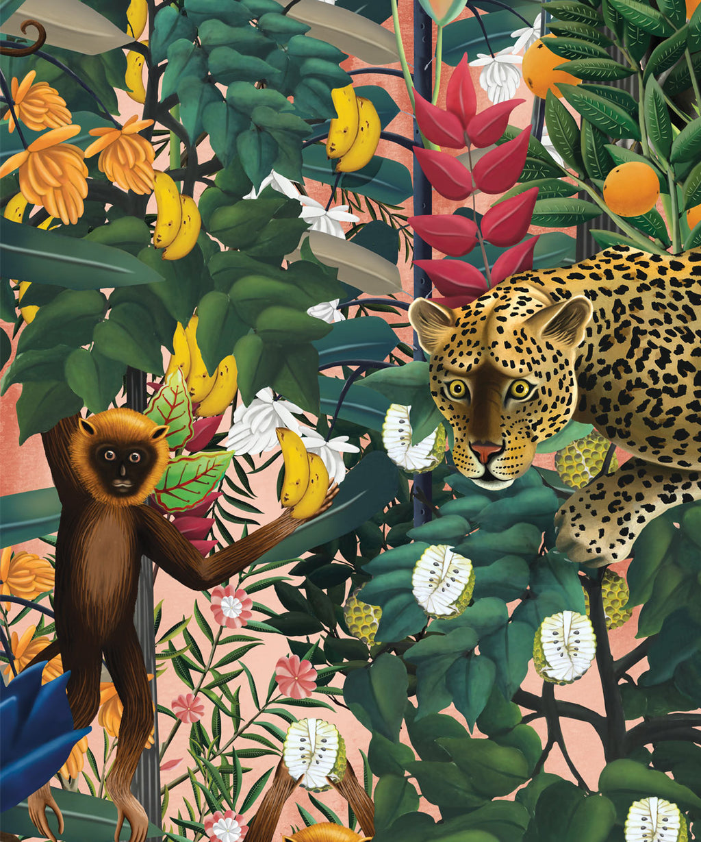 The Jungle Wallpaper, Coral