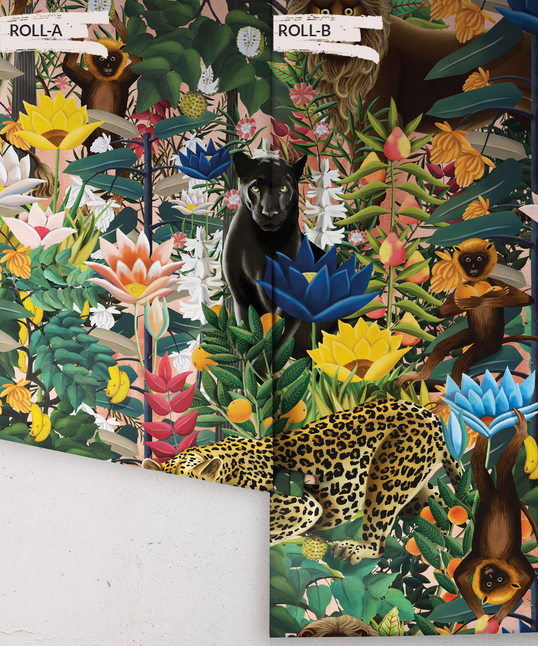 The Jungle Wallpaper, Coral