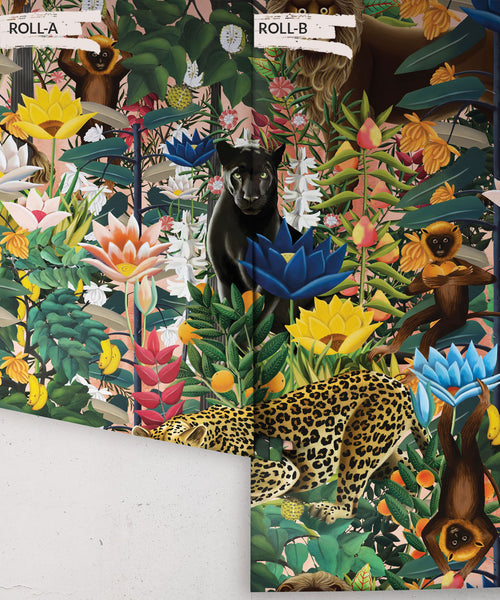 The Jungle Wallpaper, Coral