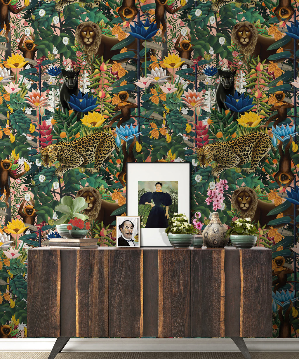 The Jungle Wallpaper, Coral