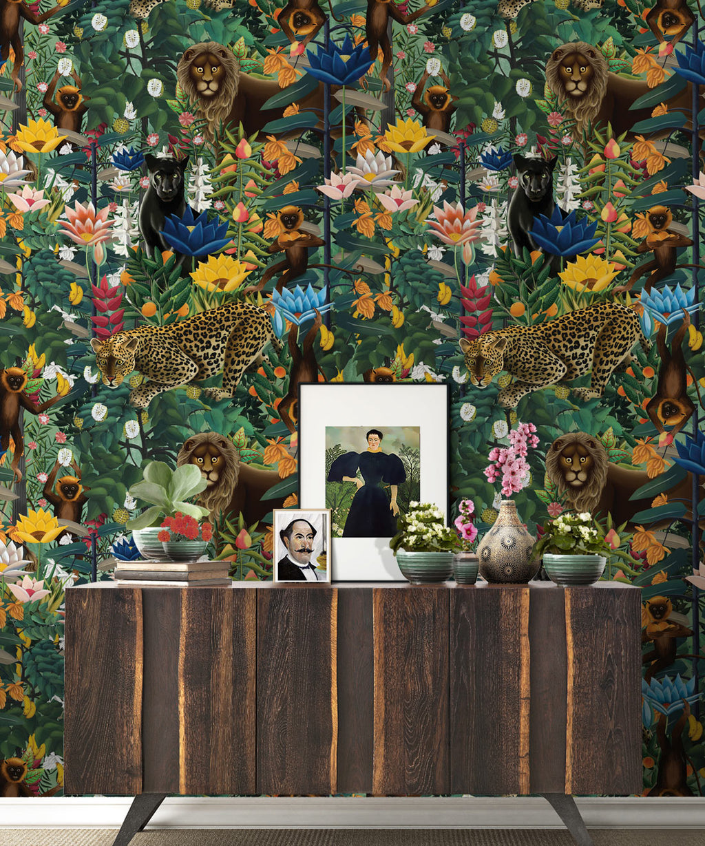 The Jungle Wallpaper, Greenery